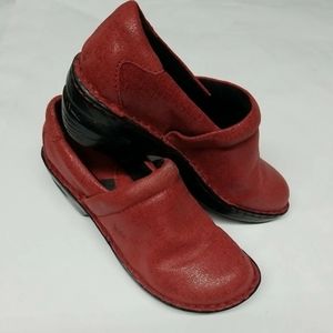 Boc Born Concept Womens Size *SEE DESCRIPTION*, 2" Heel Red Leather Shoes